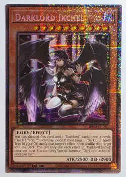 Yugioh Darklord Ixchel RA05-EN010 Starlight Rare 1st Edition - Image 1