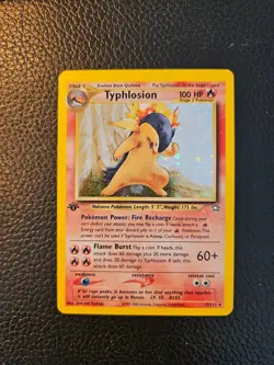 Pokemon Card Typhlosion 17/111 Neo Genesis 1.Edition English - Image 1