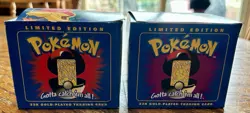 (2) 1999 Burger King Pokemon 23K Gold Plated Promo Card empty boxes. Charizard + - Image 2