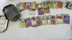 Pokemon Card Lot 2500 Common/Uncommon, Holo included Plus Four Collectible Tins - Image 3