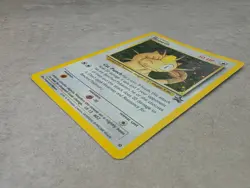 Pokemon Meowth Black Star Holo Promo Card Gameboy LP TCG WOTC Vintage 1999/2000 - Image 3