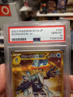Quaquaval EX Psa 10 Gem Mint Japanese 2023 Pokemon Sv1a Jp 103/073 UR Card Bird - Image 2