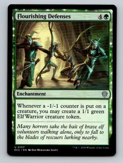 Flourishing Defenses U Commander: Lorwyn Eclipsed 107 NM - Image 1