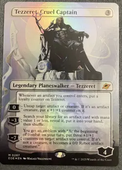 Tezzeret, Cruel Captain (Borderless) Edge of Eternities Foil - Image 1