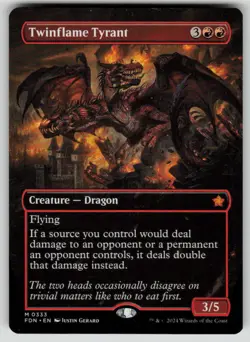 Twinflame Tyrant (Borderless) Normal M Foundations 333 NM - Image 1