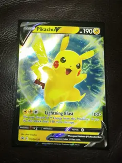 Pikachu V SWSH198 - Ultra Rare Holo Promo Pokemon Card - Near Mint (NM) - Image 1