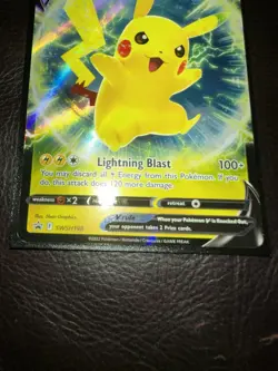Pikachu V SWSH198 - Ultra Rare Holo Promo Pokemon Card - Near Mint (NM) - Image 2