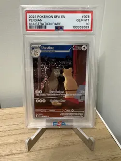Pokemon Persian 078/064 SV: Shrouded Fable Illustration Rare IR PSA 10 - Image 1