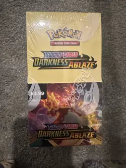 Pokemon TCG Sword and Shield Darkness Ablaze Half Booster Box - NEW/SEALED - Image 1