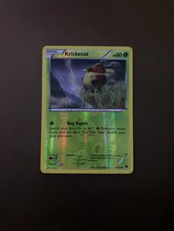 Kricketot 5/122 Common BREAKpoint Pokemon Reverse Holo Lightly Played - Image 1