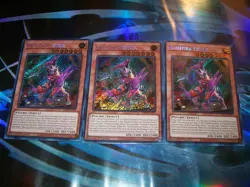 3x Kashtira Fenrir 1st Edition Secret Rare RA05-EN024 Yu-Gi-Oh! - Image 1