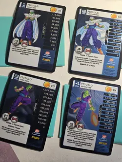 Dragon Ball Z CCG Panini Piccolo Hero Card Lot of 4 S11-S14 English (2015) - Image 2