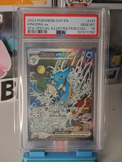 Pokemon TCG Kingdra EX Sir 131 SV Shrouded Fable Promo Card PSA 10 - Image 2