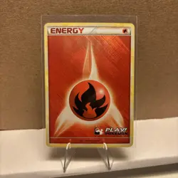 Fire Energy Holo 2010 Play! Pokemon Promo Pokemon Card NM-LP+ 🔥 - Image 1