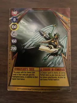 Bakugan Battle Brawlers Series 12 - 22/48A Copper Gate Card Strikeflier's Trick - Image 1