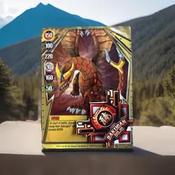 Bakugan Gundalian Invaders Avoir 🥇 Gold Gate Card 13/48a Serial Stamp - Image 1
