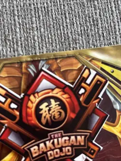 Bakugan Gundalian Invaders Avoir 🥇 Gold Gate Card 13/48a Serial Stamp - Image 3