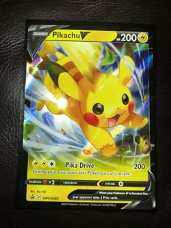 Pokemon TCG SWSH285 Promo Holo Pikachu V SWSH: Sword & Shield Promo Cards NM/M - Image 1