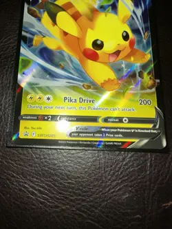 Pokemon TCG SWSH285 Promo Holo Pikachu V SWSH: Sword & Shield Promo Cards NM/M - Image 2