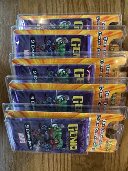 Genio Cards Marvel Booster Pack Lot of 5, 2003. 9 cards in each pack - Image 2