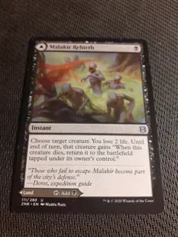 Malakir Rebirth / Malakir Mire ~ Zendikar Rising [ NearMint ] [ Magic MTG ] - Image 1