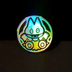 POKEMON MUNCHLAX SILVER MIRROR HOLO COIN LAVA FLOW THEME DECK - Image 2
