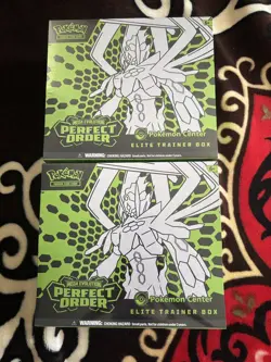 2x Pokemon TCG Perfect Order - Pokemon Center Elite Trainer Box ETB New & Sealed - Image 1