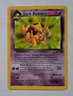 Pokemon - Dark Kadabra - Team Rocket 39/82 - Uncommon - LP - Image 1