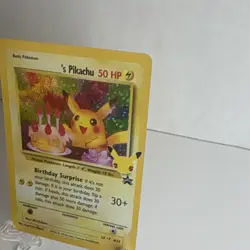 Pokemon ______'s Pikachu 24/53 Celebrations Classic Collection Holo - Image 3