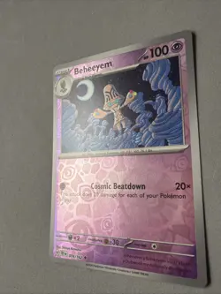 Pokemon TCG * SV Temporal Force * 74/162 Beheeyem REVERSE HOLO Uncommon * NM - Image 2