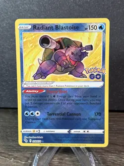 Pokemon GO #018/078 Radiant Blastoise - Image 1