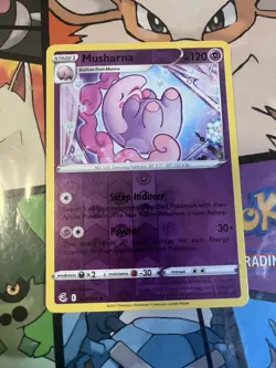 Pokemon - Musharna - 122/264 - Reverse Holo - Fusion Strike - NM/M - Image 1