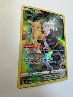 2022 Pokemon SWSH Lost Origin Pikachu Trainer Gallery #TG05/TG30 - Image 3