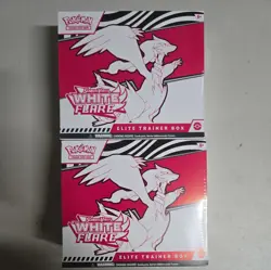 LOT OF 2 - Pokemon TCG Scarlet & Violet White Flare Elite Trainer Box ETB - Image 1
