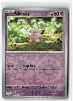 Clefairy 081/197 Reverse Holo Obsidian Flames Pokemon TCG NM - Image 1