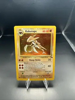 Pokemon TCG Kabutops 9/62 Fossil Holo Unlimited A - Image 2