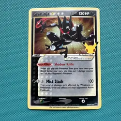 Pokemon TCG Greninja Gold Star SWSH144 25th Celebrations Promo NM/M - Image 1