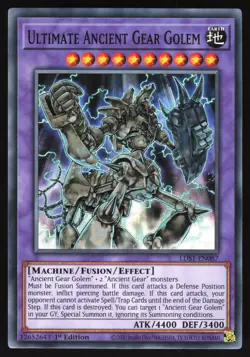 Ultimate Ancient Gear Golem - LDS1-EN087 - Common - 1st Edition Yugioh - Image 1