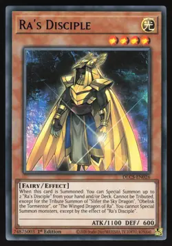 Ra's Disciple - DLCS-EN026 - PURPLE Ultra Rare - 1st Edition Yugioh - Image 1