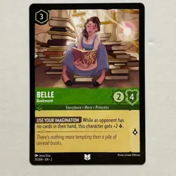 Belle 71/204 Disney Lorcana Rise of the Floodborn Regular Uncommon Card NM - Image 1