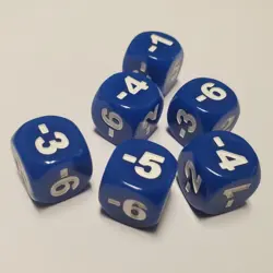6x Disney Lorcana Damage Counter Game Token Dice for Disney Lorcana TCG - Image 3