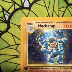 Machamp 8/102 1st Edition Base Set MP - Pokemon TCG - Image 2