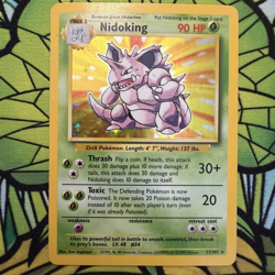 Nidoking 11/102 Base Set LP - Pokemon TCG - Image 1