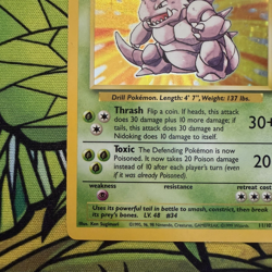Nidoking 11/102 Base Set LP - Pokemon TCG - Image 3