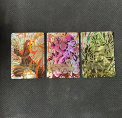 Vegito E-101 Frieza E-102 Broly E-103 Energy Marker Set Dragon Ball Fusion World - Image 1