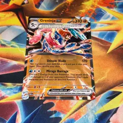 Greninja ex 106/167 Double Rare TWILIGHT MASQUERADE Near Mint Pokemon Card - Image 1