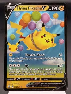 Flying Pikachu V 006/025 - Ultra Rare Holo - Celebrations Pokemon Card NM - Image 1