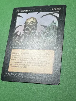 **Necropotence** ~Ice Age~ MTG: Magic the Gtahering, Light Play (LP) - Image 4