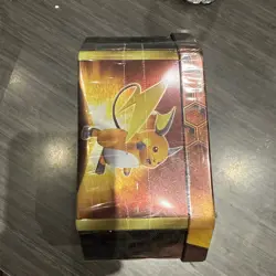 Pokemon Raichu GX Hidden Fates Tin 4 Packs + Promo Factory Sealed NEW Sun Moon 820650804816 - Image 2