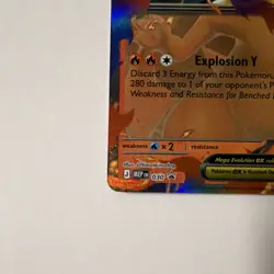 Mega Charizard Y EX Full Art Holo Pokemon TCG Card MEP 030 HP 360 Explosion Y NM - Image 5